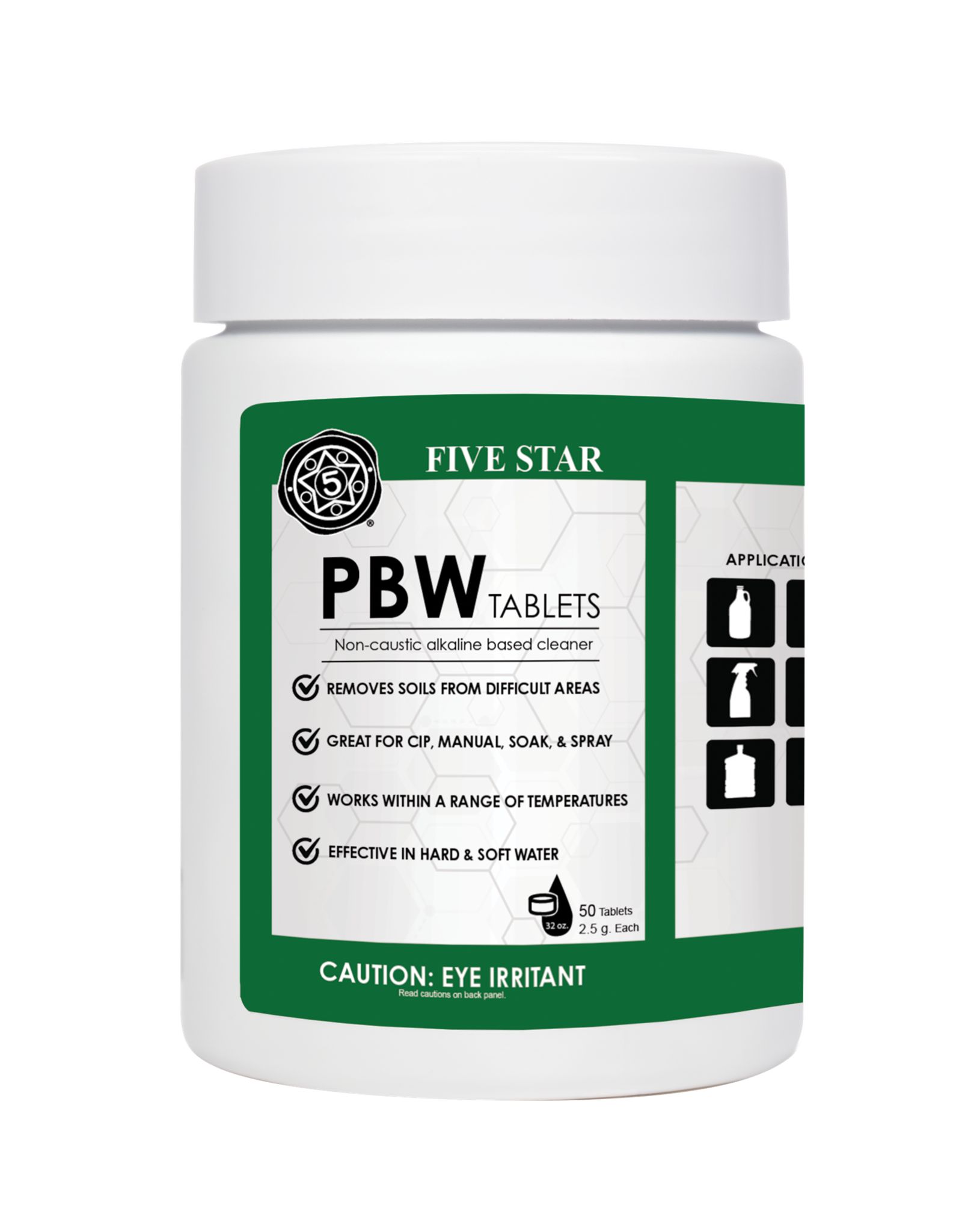 FIVE STAR PBW TABLETS 2.5 GRAM