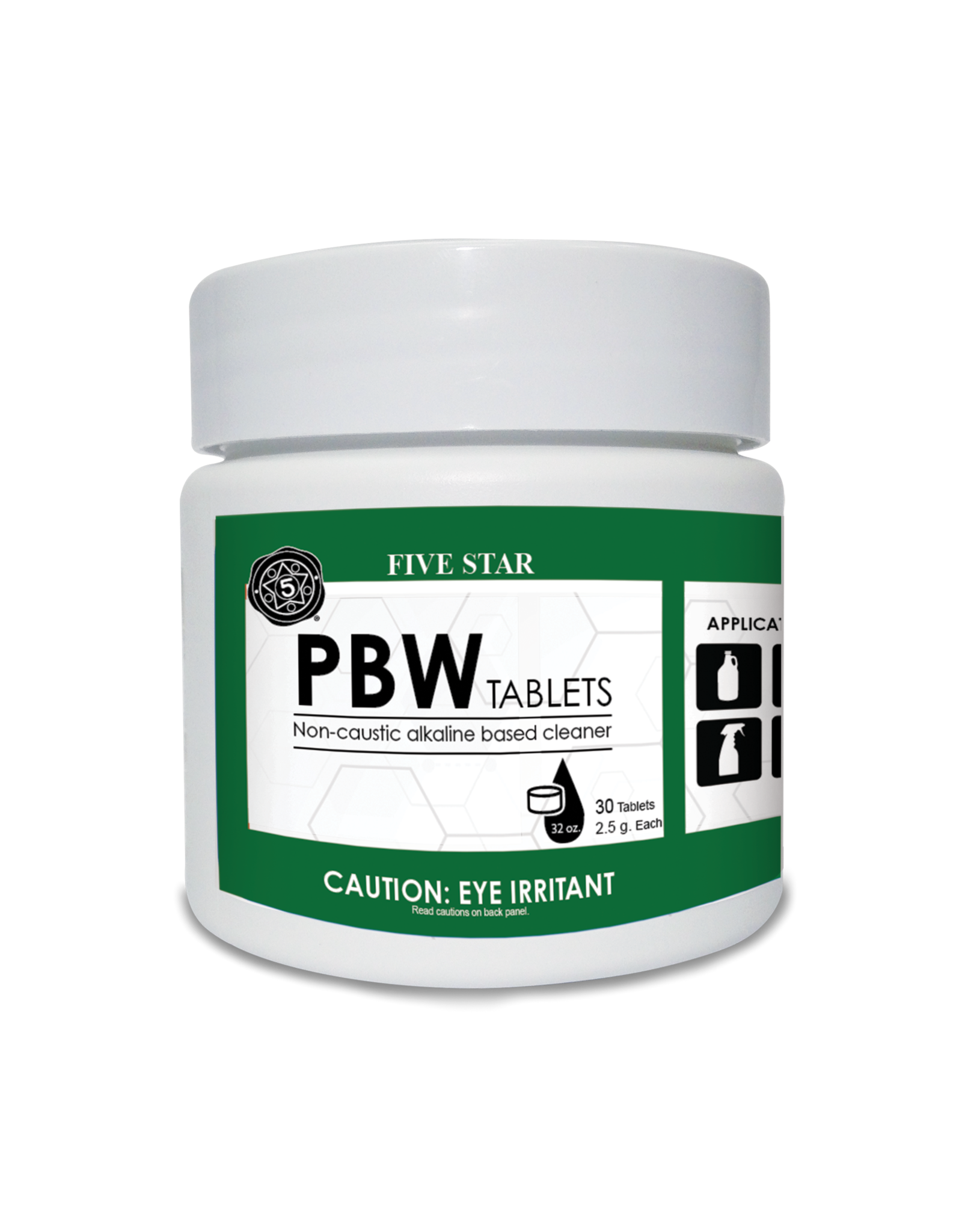 FIVE STAR PBW TABLETS 2.5 GRAM