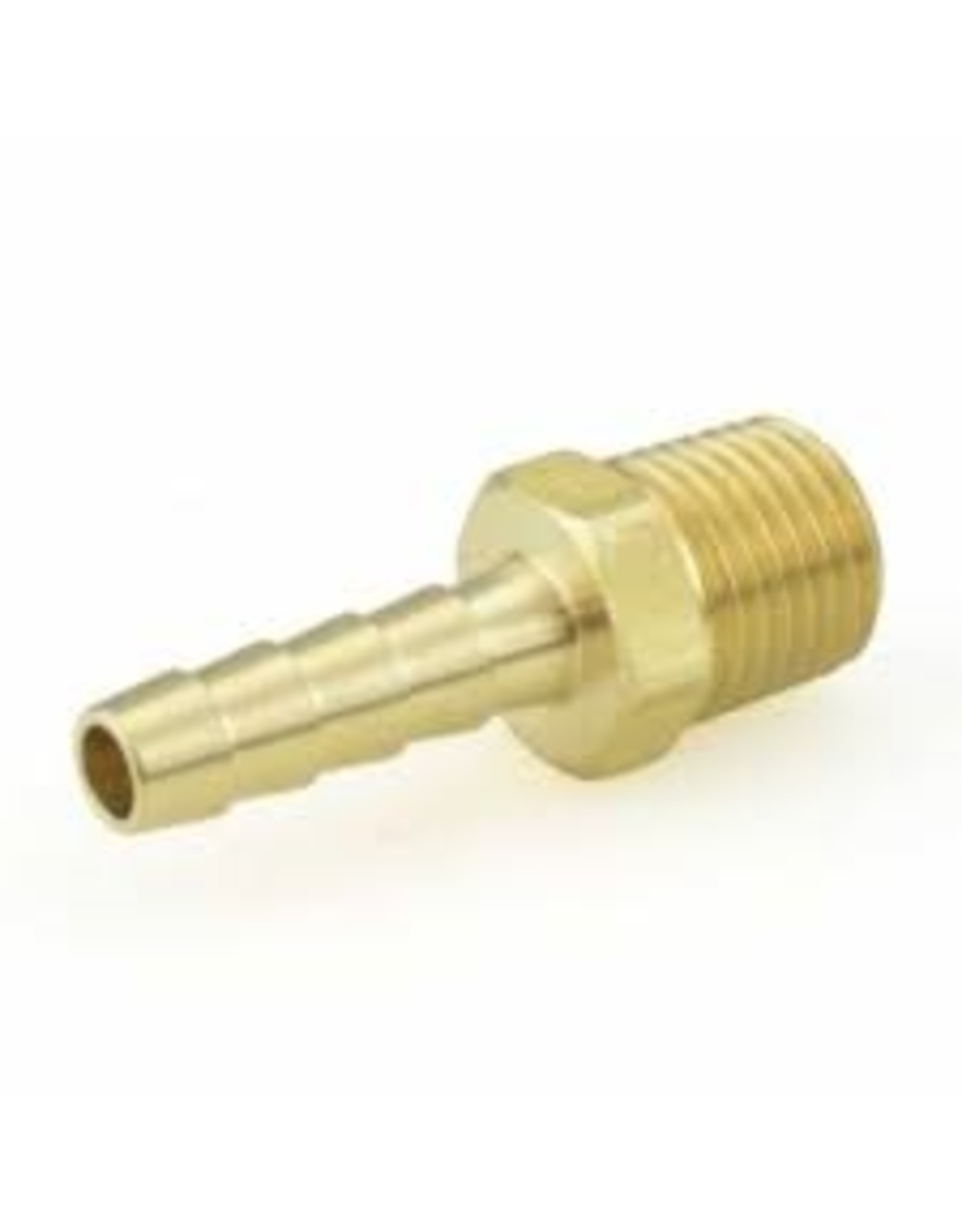 HOSE STEM 1/4 INCH MPT X 1/4 INCH BARB