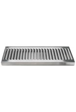 12" SS DRIP TRAY WITH DRAIN