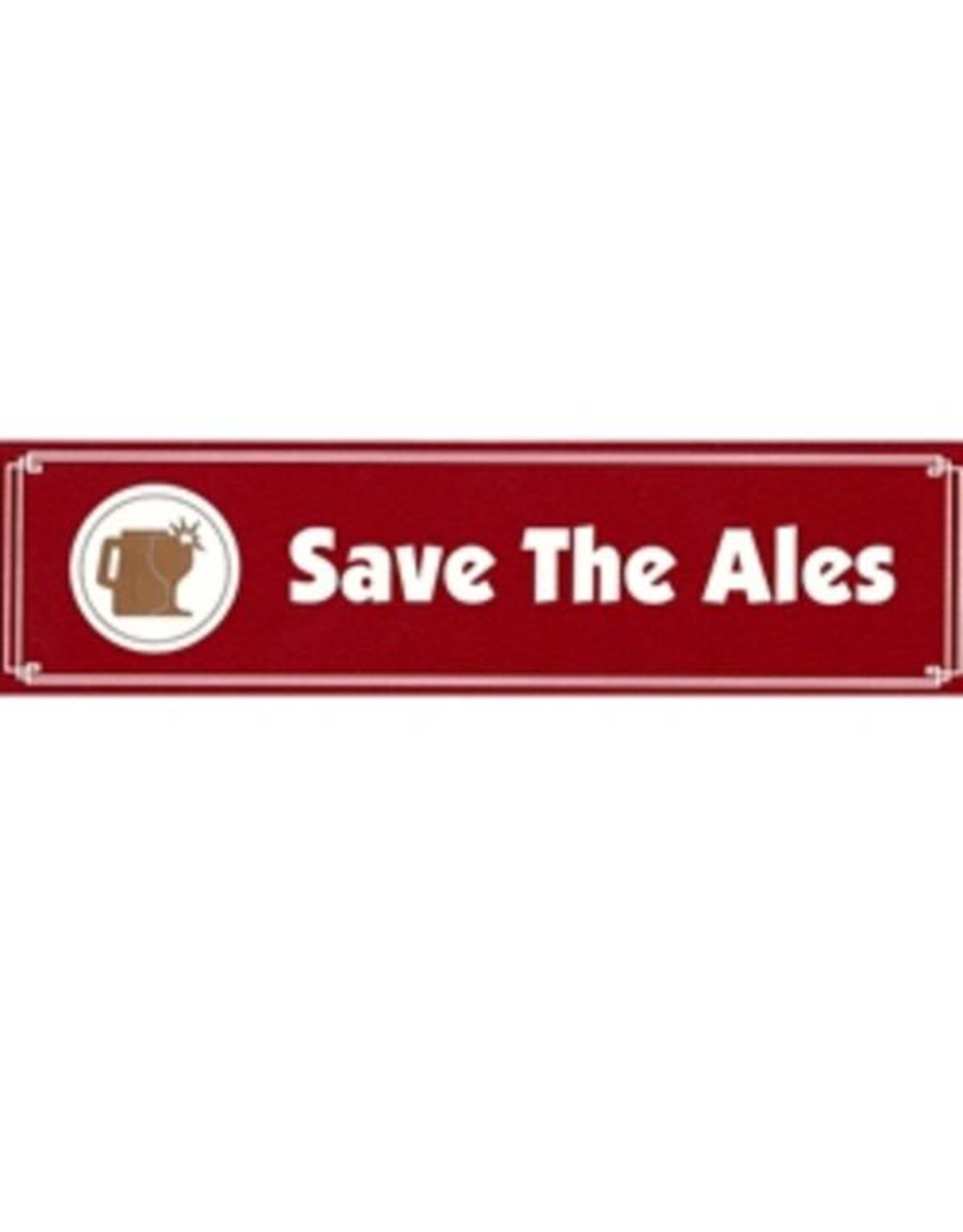 SAVE THE ALES BUMPER STICKER