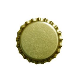 TWIST-OFF GOLD  BOTTLE CAPS