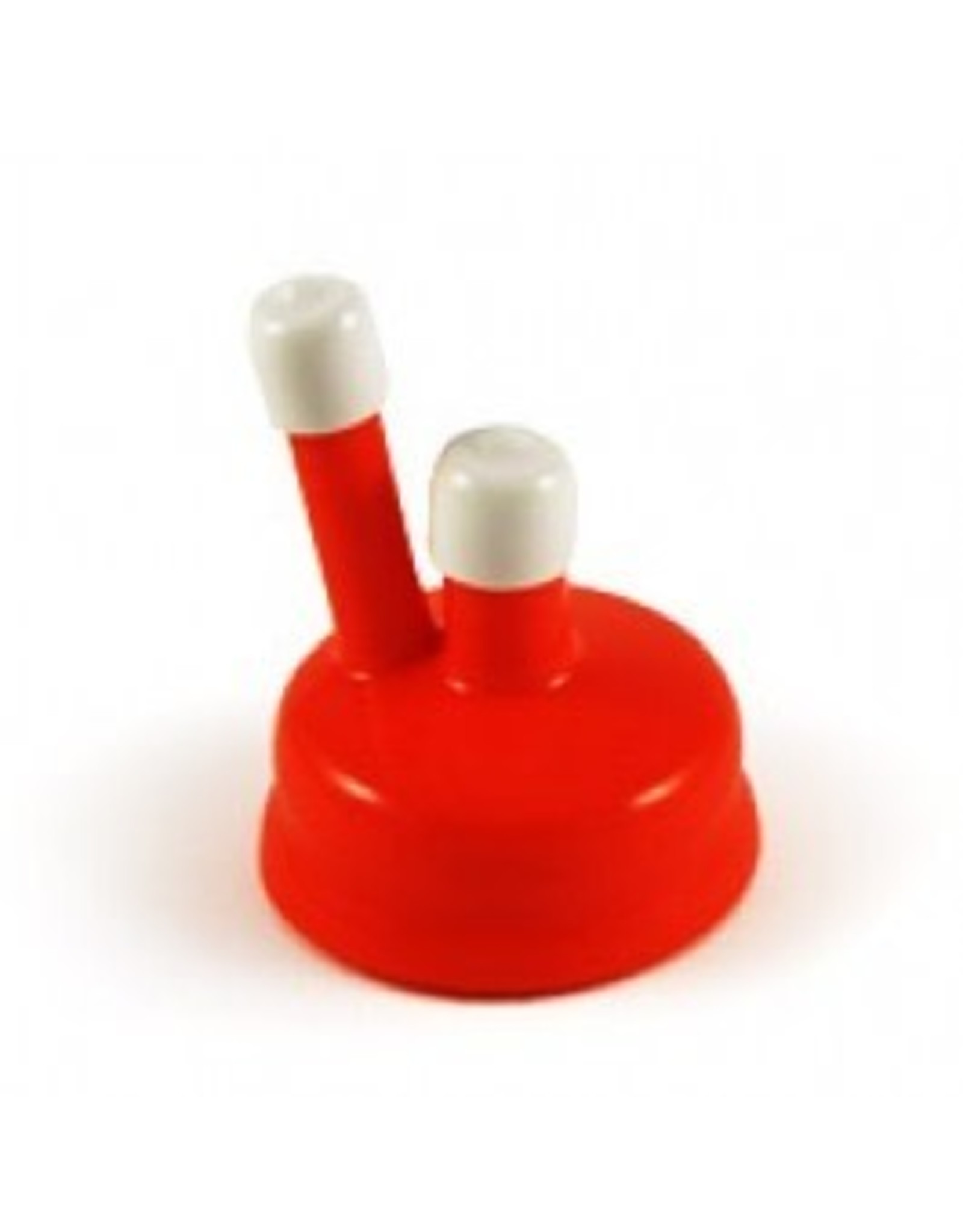 CARBOY DOUBLE SPOUT CAP RED/ORANGE