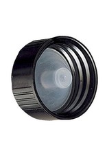 38MM BLACK POLY SEAL SOLID CAP