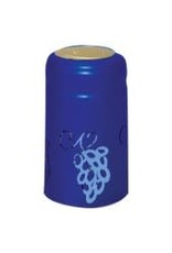 BLUE W/GRAPE SHRINK CAPS 100 PACK