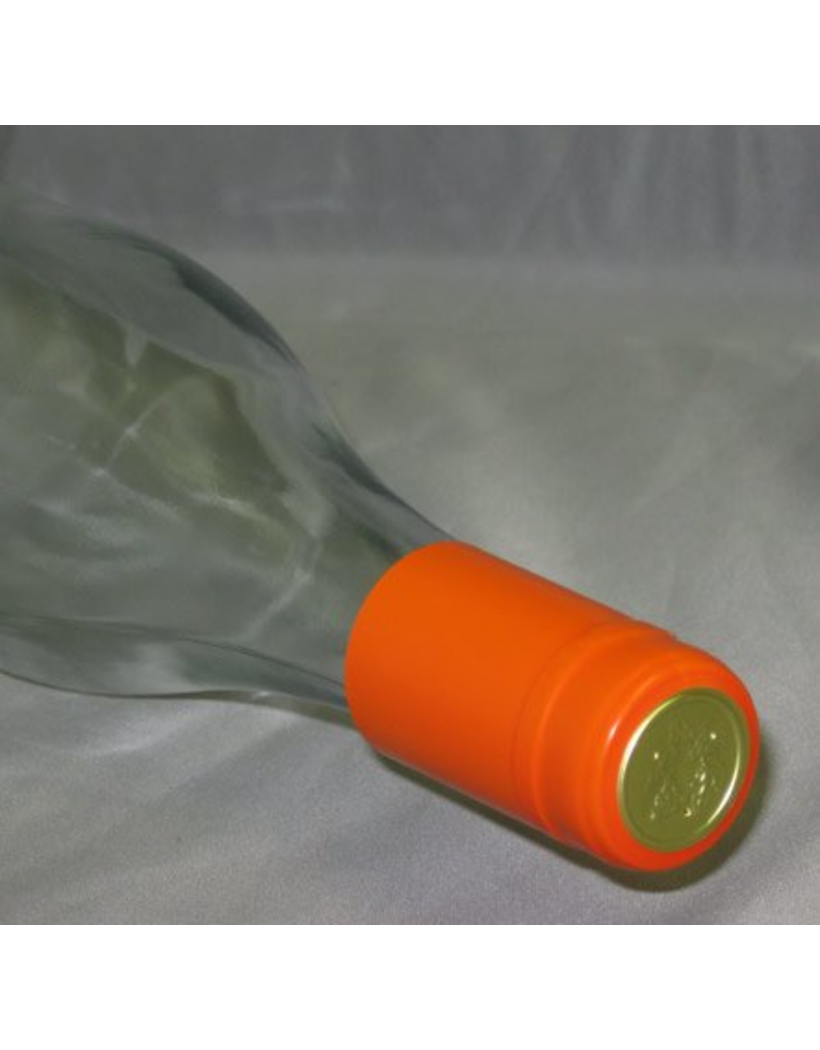 ORANGE PVC SHRINK CAPS 100 PACK