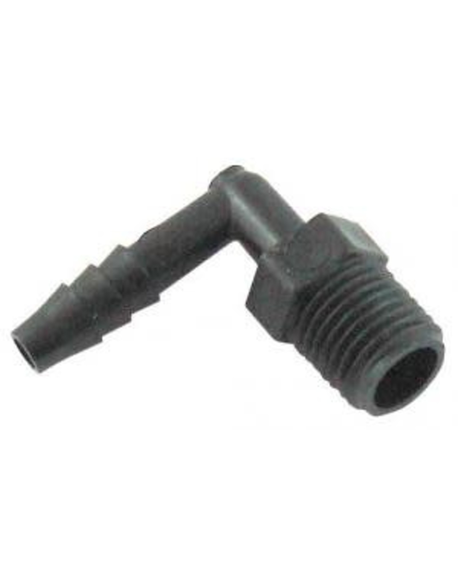 1/2" NPT X 3/8" BARBED ELBOW