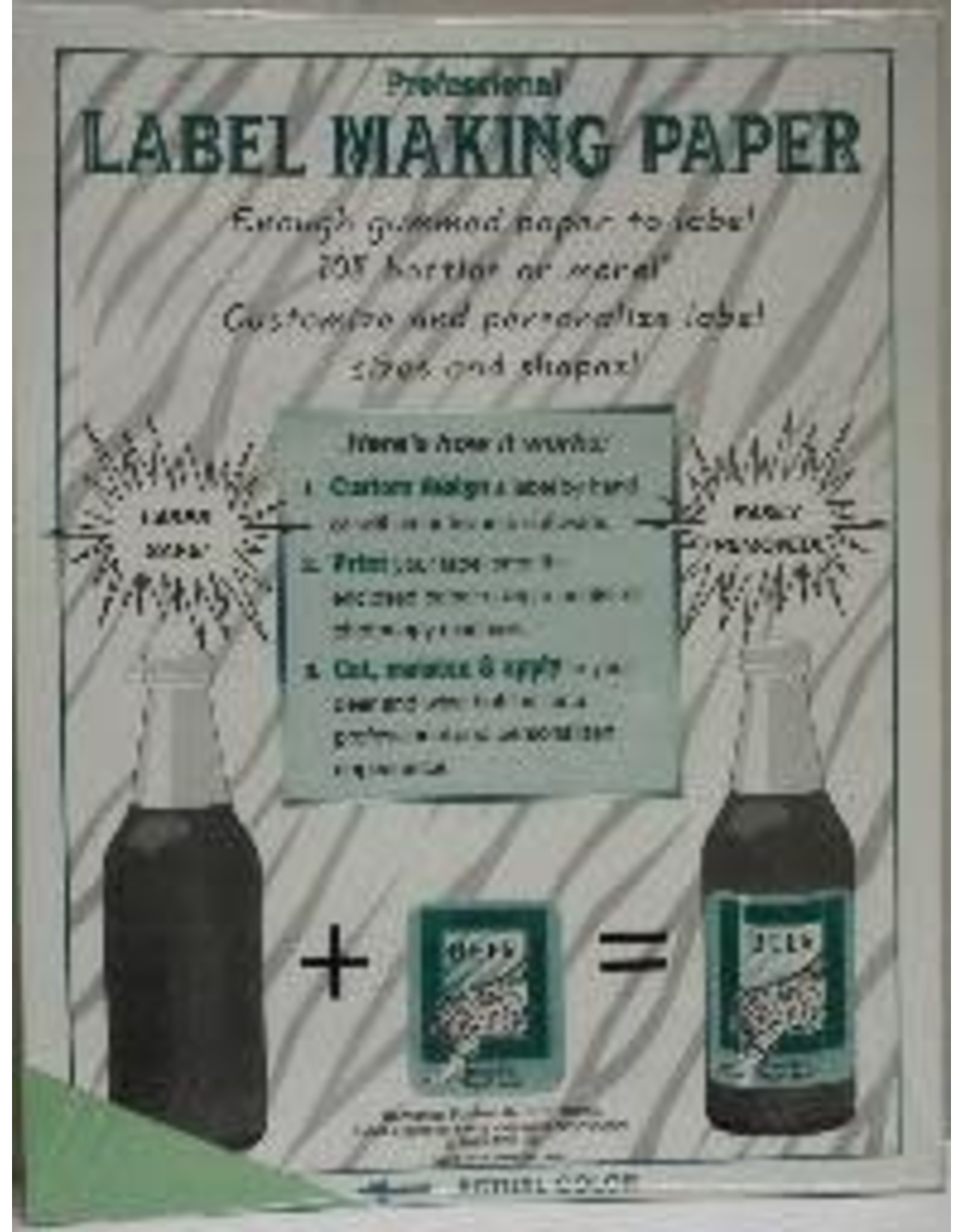 BLUE LABEL MAKING PAPER PK/18