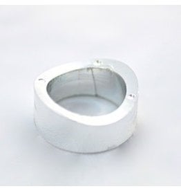 CHROME FAUCET FLANGE 2.5"