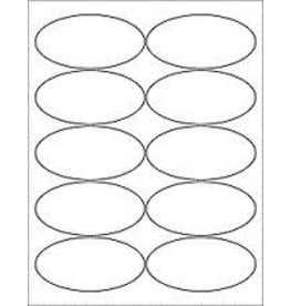 BOTTLE LABELS  60 OVAL LABELS