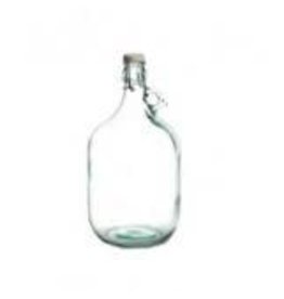 5 LITRE GLASS DAMA WITH SWING