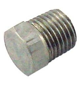 STAINLESS 1/4" MPT PLUG