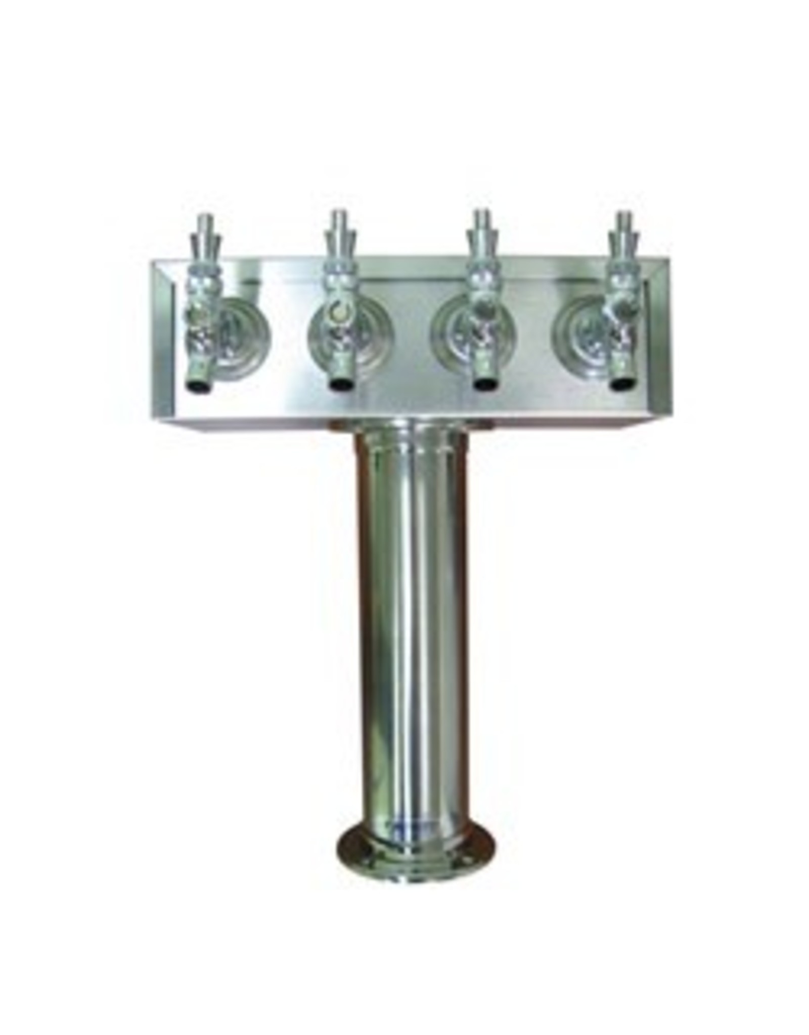 STAINLESS STEEL T TOWER 4 TAP