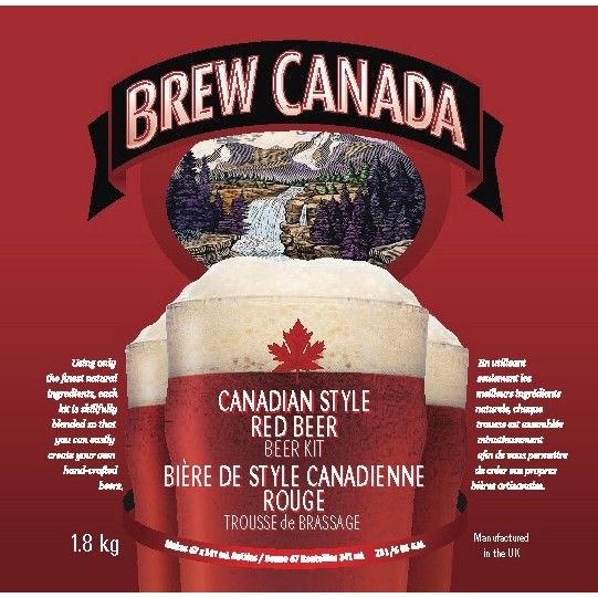 BREW CANADA RED BEER KIT Canadian Homebrew Supplies Inc.