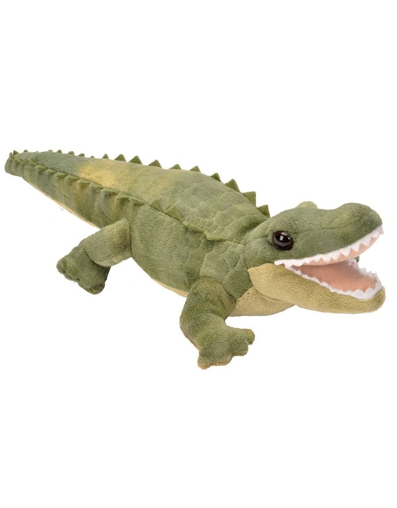 Wild Republic Green Alligator Plush (12")