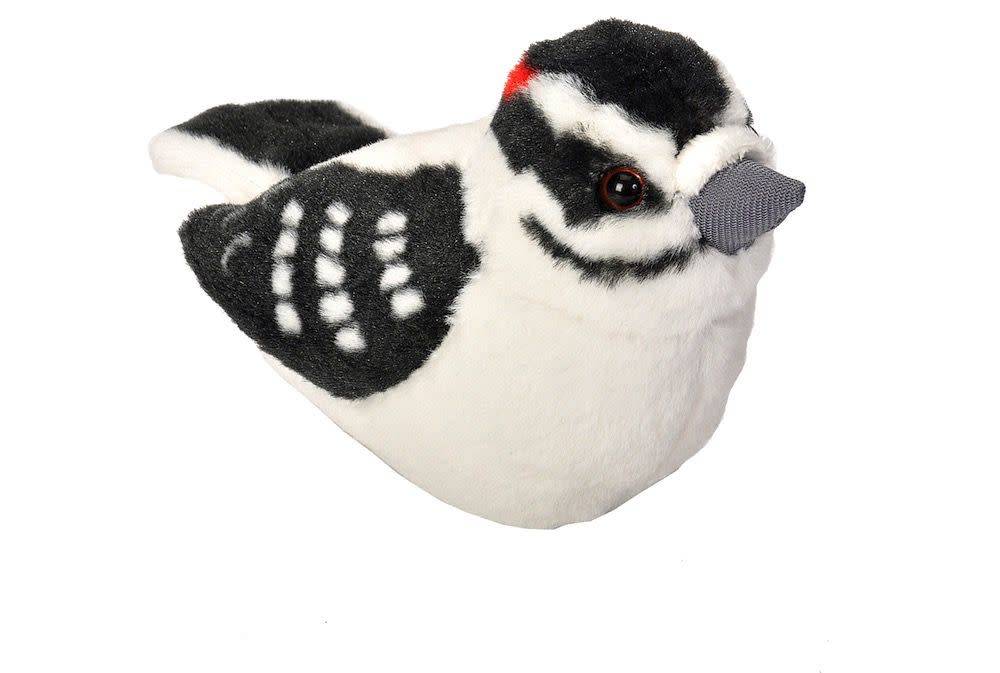 Plush Audubon Downy Woodpecker (6")
