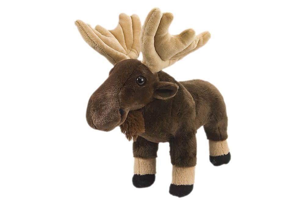standing plush moose