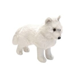Wild Republic CuddleKins Standing Arctic Wolf Plush (12")