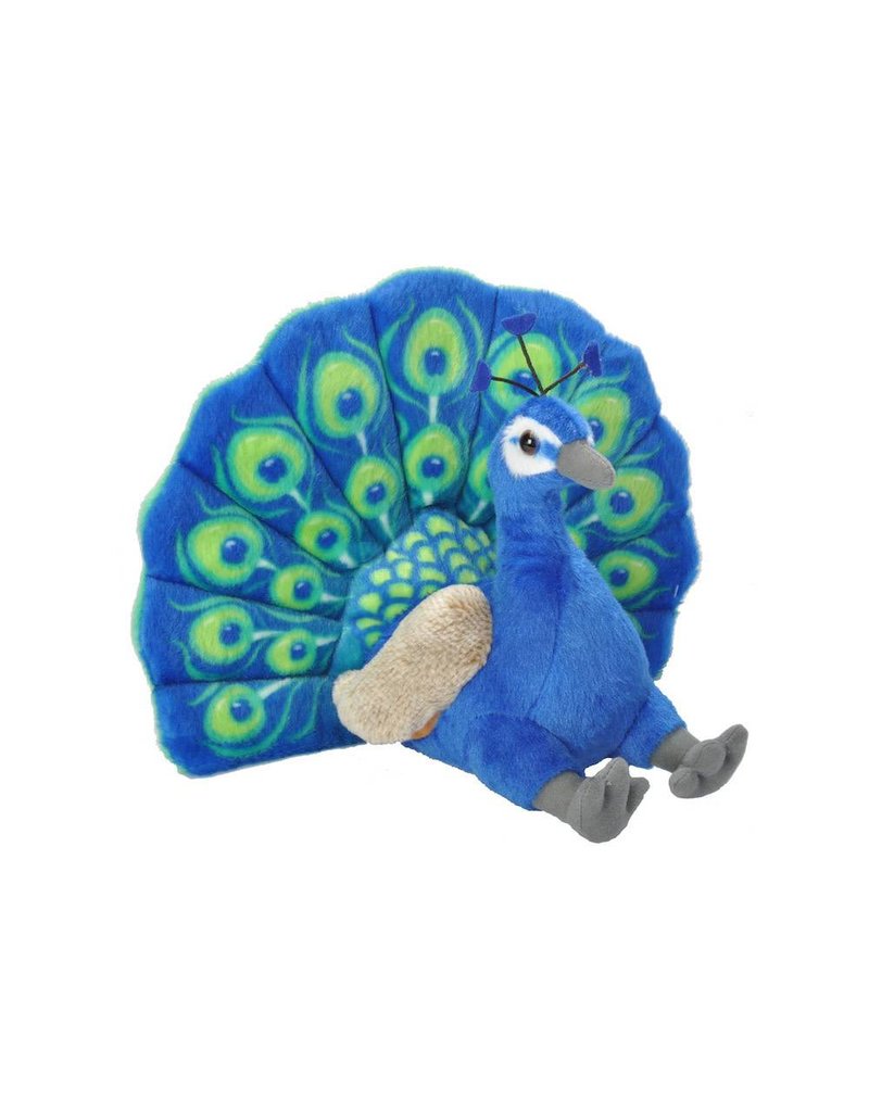 Wild Republic CuddleKins Peacock Plush (12")