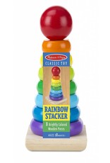 Melissa & Doug Wooden Rainbow Stacker