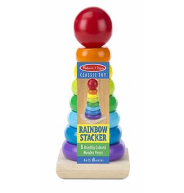 Melissa & Doug Wooden Rainbow Stacker