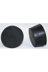 American Educational Products Scientific Labware Rubber Stopper Size 10 - Solid Black