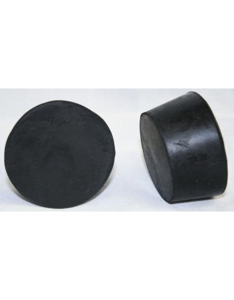 American Educational Products Scientific Labware Rubber Stopper Size 10 - Solid Black