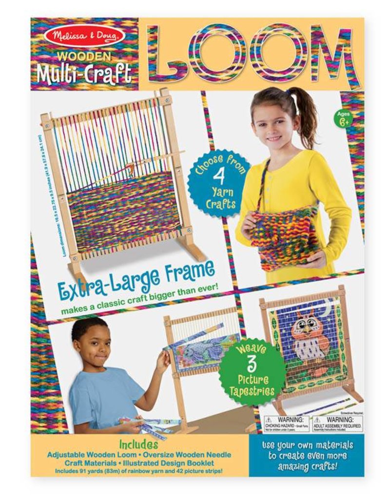 Melissa & Doug Craft Kit Multi-Craft Weaving Loom