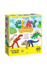 Creativity for Kids Craft Kit Create with Clay Dinosaurs