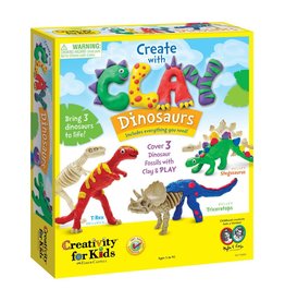 Creativity for Kids Craft Kit Create with Clay Dinosaurs