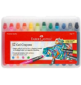 Faber-Castell Art Supplies Gel Crayons (12 Pack)