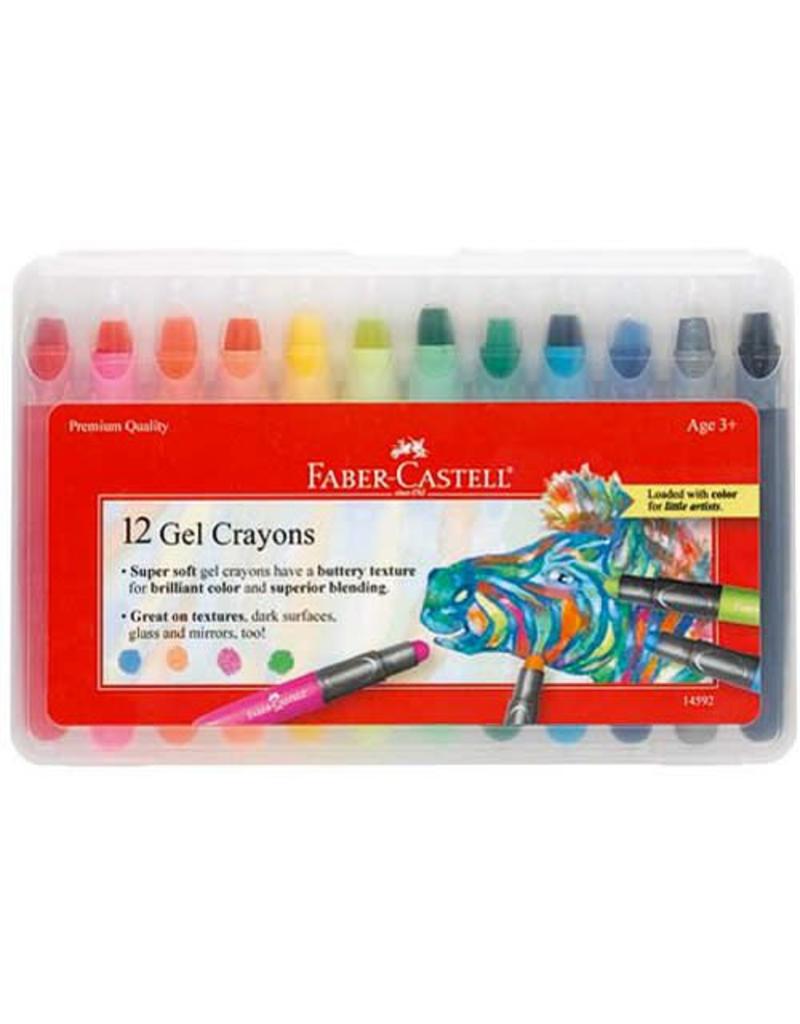 Faber-Castell Art Supplies Gel Crayons (12 Pack)