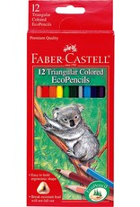 Faber-Castell Art Supplies Triangular Colored EcoPencils (Pack of 12)