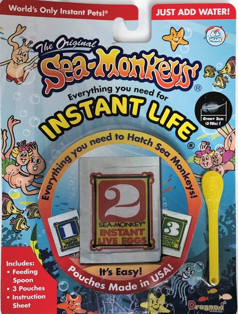 Schylling Toys Novelty The Original Sea-Monkeys - Pow Science LLC