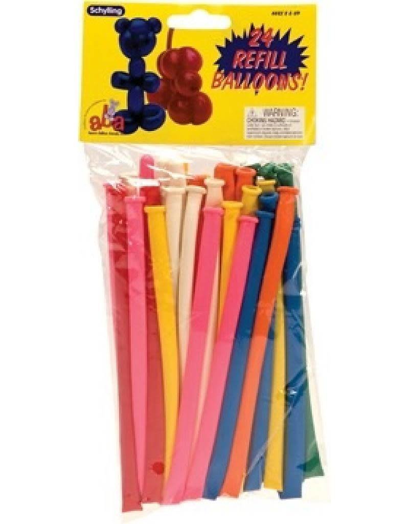 Schylling Toys Craft Kit Refill Balloon Animals (24 Balloons)