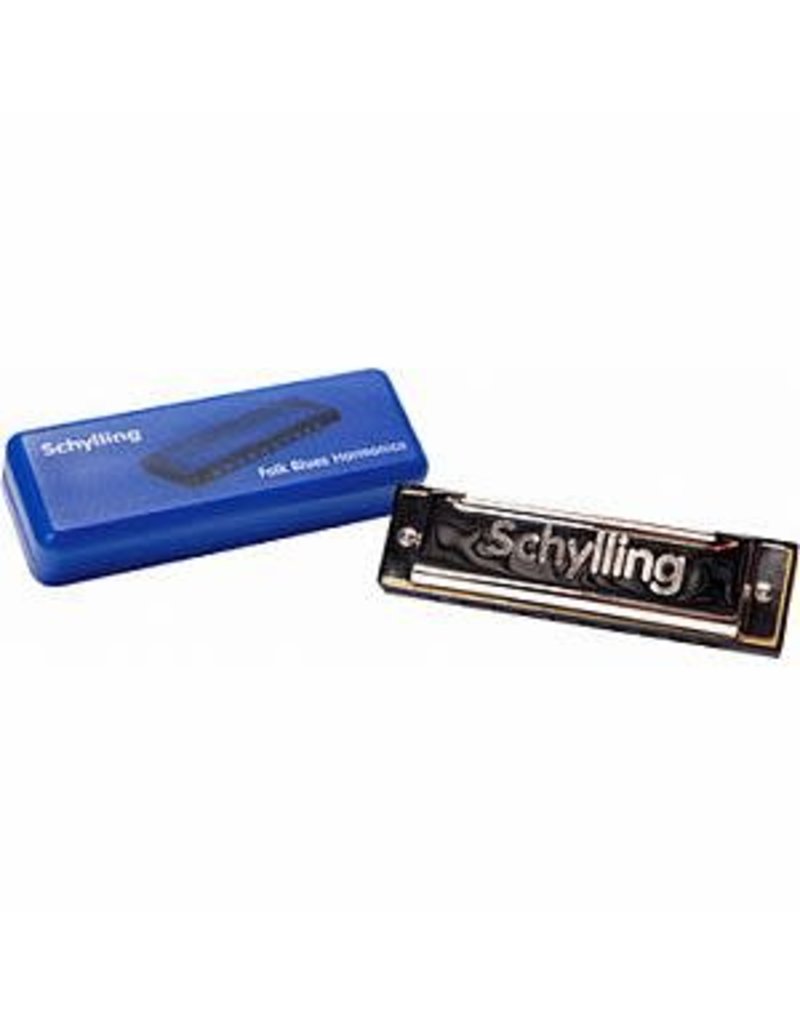 Schylling Musical Blues Harmonica In Plastic Case