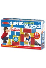 Melissa & Doug Jumbo Cardboard Blocks (24 Pieces)