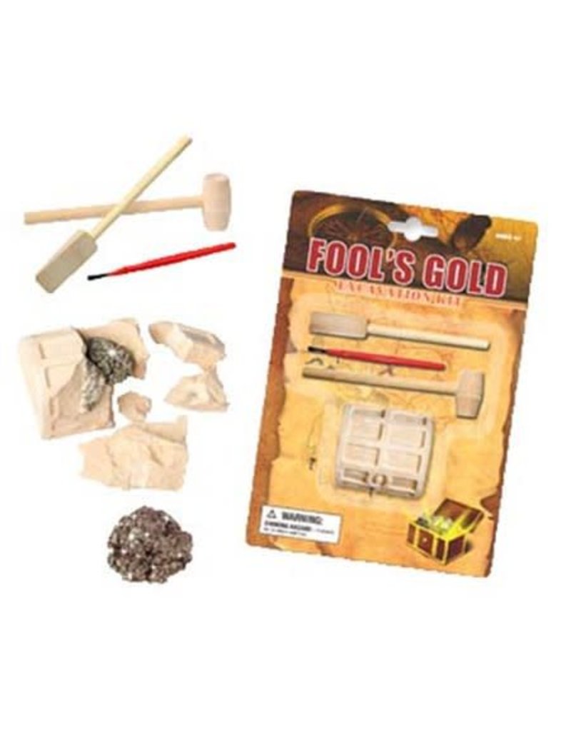 Tedco Toys Dig Kit Fool's Gold Excavation