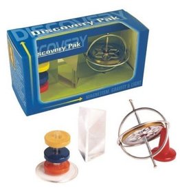 Tedco Toys Science Kit Discovery Pack (Gyroscope, Prism, Magnets)