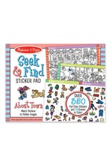 Melissa & Doug Art Supplies Sticker Pad - Seek and Find Around Town