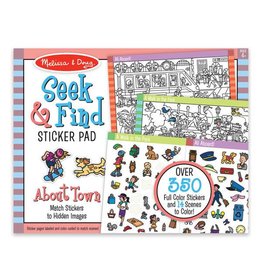Melissa & Doug Art Supplies Sticker Pad - Seek and Find Around Town