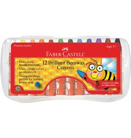 Faber-Castell Art Supplies 12 Brilliant Beeswax Crayons