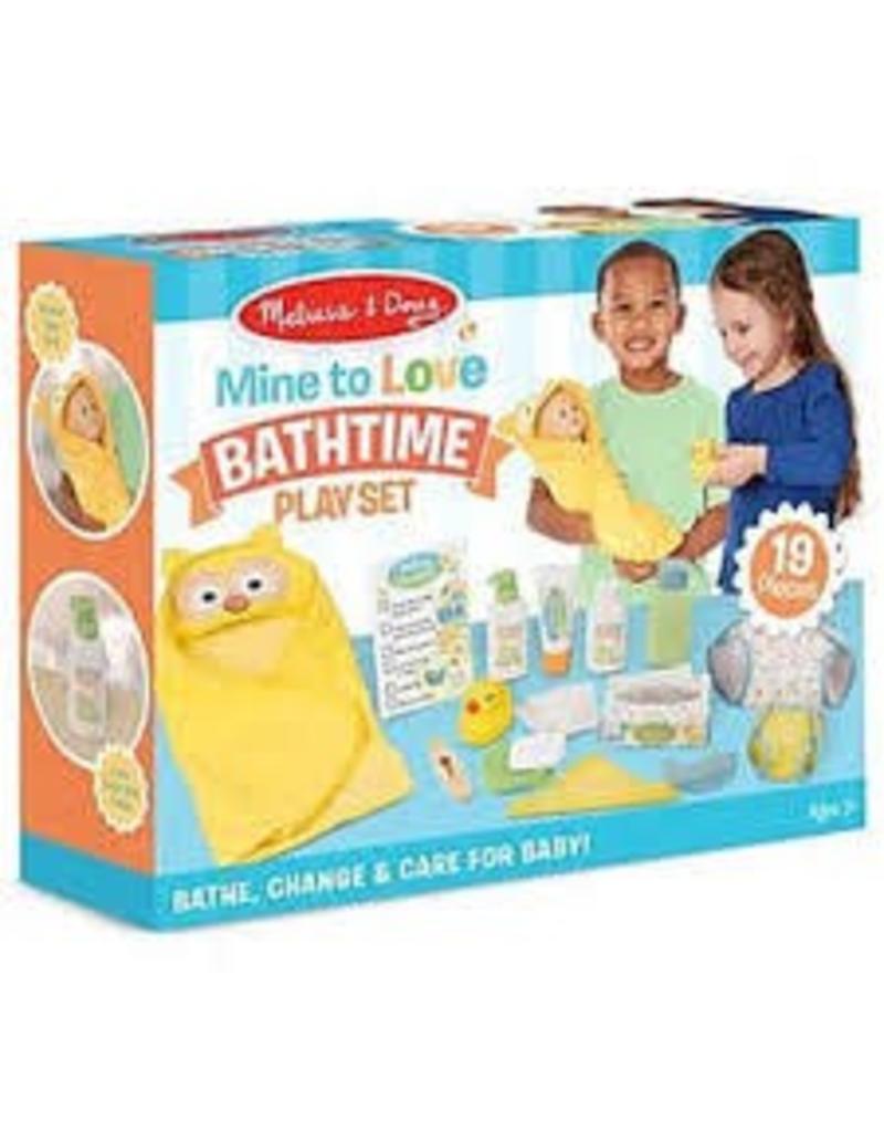 melissa and doug changing and bath time playset