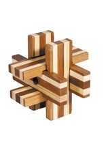 Fridolin Brainteaser IQ Test Bamboo Puzzle - Magic Blocks #2