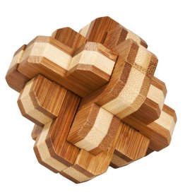 Fridolin Brainteaser IQ Test Bamboo Puzzle - Round Knot