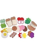 Melissa & Doug Pretend Food Felt Food Sandwich Set