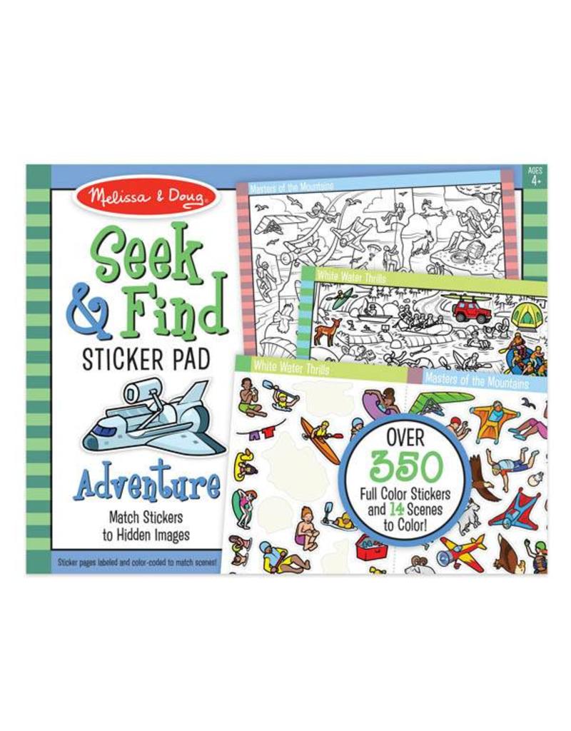 Melissa & Doug Art Supplies Sticker Pad - Seek and Find Adventure