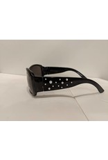 Bling2O Sunglasses - Black & Rhinestone Frame