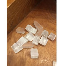 Squire Boone Village Rock/Mineral Television Stone/Satin Spar Selenite (Small; Sizes and Colors Vary; Sold Individually)