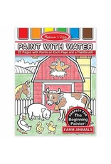 Melissa & Doug Art Supplies Activity Pad Paint With Water - Farm Animals